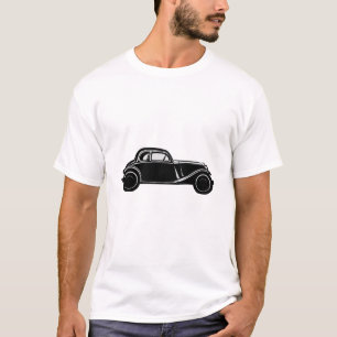 Camiseta Plantilla de diseño de carro para compartir