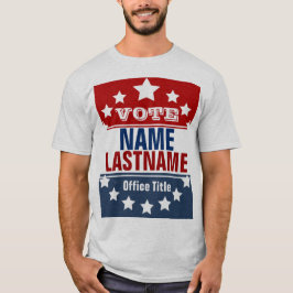 Camiseta Plantilla de elección de campaña de Personalizado