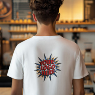 Camiseta Plantilla de envío de logotipos - Atrás - Crear la