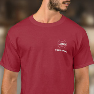 Camiseta Plantilla de envío de logotipos de empresas: cree 
