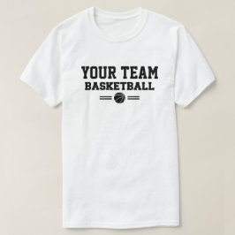 Camiseta Plantilla de equipo de baloncesto personalizado