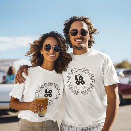 Camiseta Plantilla de Escudo de logotipos de personalizado