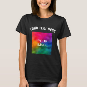 Camiseta Plantilla de foto de texto subir niños niños moder