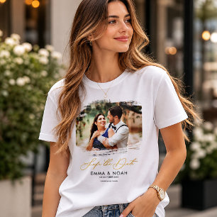 Camiseta Plantilla de Foto Personalizada para Anuncio de Bo