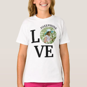 Camiseta Plantilla de fotografía de amor de Personalizados 