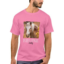 Plantilla de fotografía de Lover de Caballo Rosa