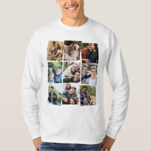 Camiseta Plantilla de fotografía personalizada