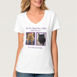 Camiseta Plantilla de fotografía personalizada para el Día 