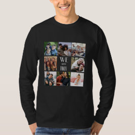 Camiseta Plantilla de fotografía personalizada "Somos famil
