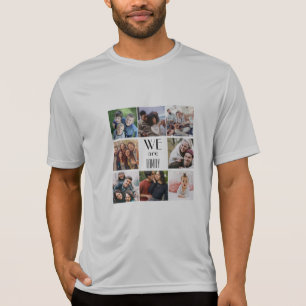Camiseta Plantilla de fotografía personalizada "Somos famil