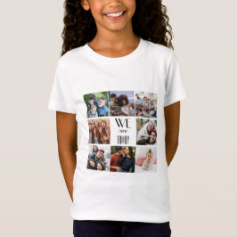 Camiseta Plantilla de fotografía personalizada "Somos famil