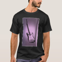 Plantilla de guitarra eléctrica de arte pop modern