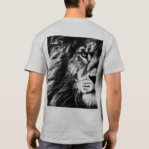 Camiseta Plantilla de impresión en el reverso Pop Art Mens