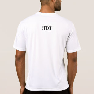 Camiseta Plantilla de impresión trasera deportiva moderna M