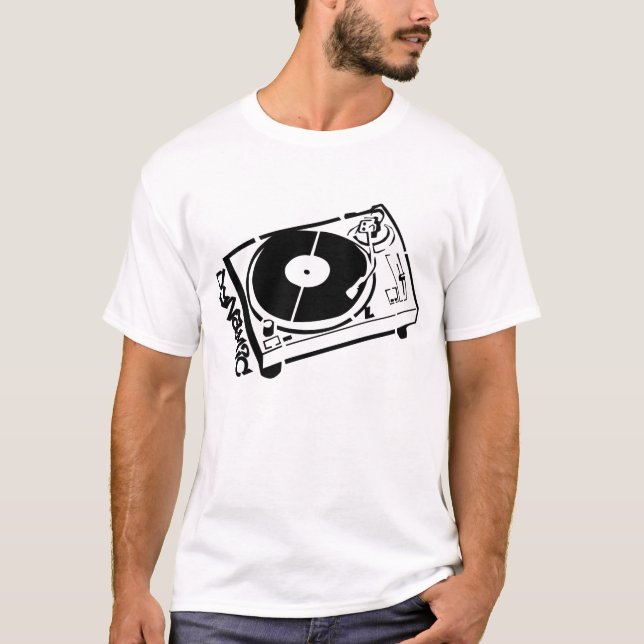 Camiseta Plantilla de la placa giratoria (Anverso)