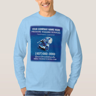 Camiseta Plantilla de lavado y limpieza a presión (aliment