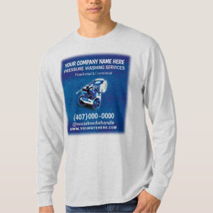 Camiseta Plantilla de lavado y limpieza a presión (alimenta