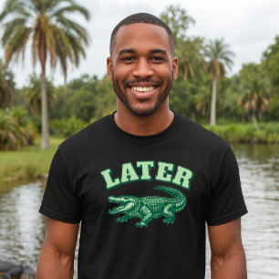 Camiseta Plantilla de ligador de gator posterior