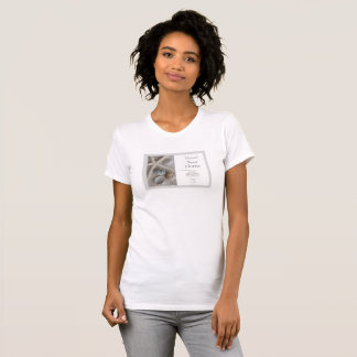 Camiseta Plantilla de logotipo de branding de floristería c