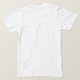 Camiseta Plantilla de logotipo de imagen de color blanco pe (Reverso del diseño)
