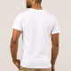 Camiseta Plantilla de logotipo de imagen de color blanco pe (Reverso)