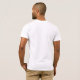 Camiseta Plantilla de logotipo de imagen de color blanco pe (Reverso completo)