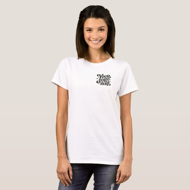 Camiseta Plantilla de logotipo retro (Anverso completo)
