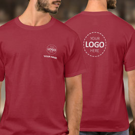 Camiseta Plantilla de logotipo y nombre - Personal del logo