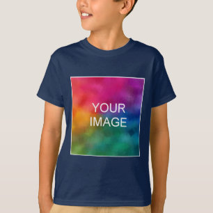 Camiseta Plantilla de moda Añadir imagen Foto Niños de text
