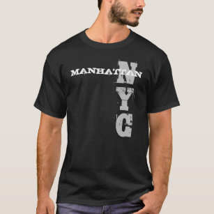 Camiseta Plantilla de moda de Manhattan de Nyc New York Cit