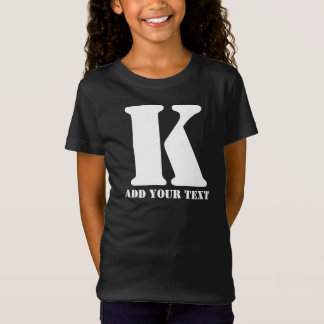 Camiseta Plantilla de niños Personalizados de moda de monog