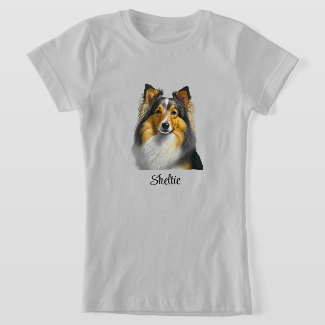 Camiseta Plantilla de perro concha (Distribución)