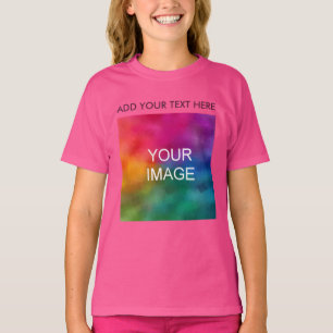 Camiseta Plantilla de personalizado Agregar Chicas de imáge
