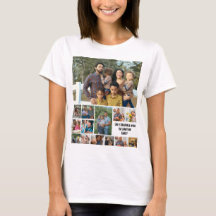 Camiseta Plantilla de personalizado de 14 Collages de fotos