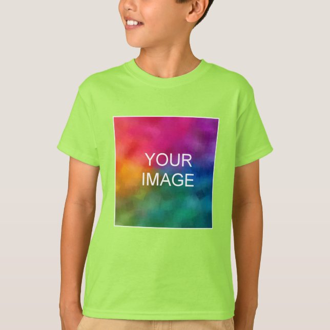 Camiseta Plantilla de Personalizado para niños niños niños  (Anverso)