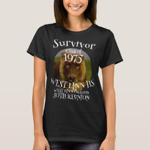Camiseta Plantilla de Reunión de la Escuela Secundaria West
