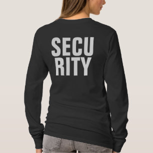 Camiseta Plantilla De Seguridad De Personalizares Blancos Y