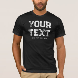 Camiseta Plantilla de texto con problemas de moda moderna p