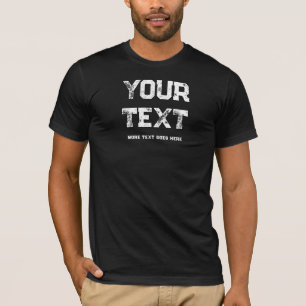 Camiseta Plantilla de texto con problemas modernos de los h