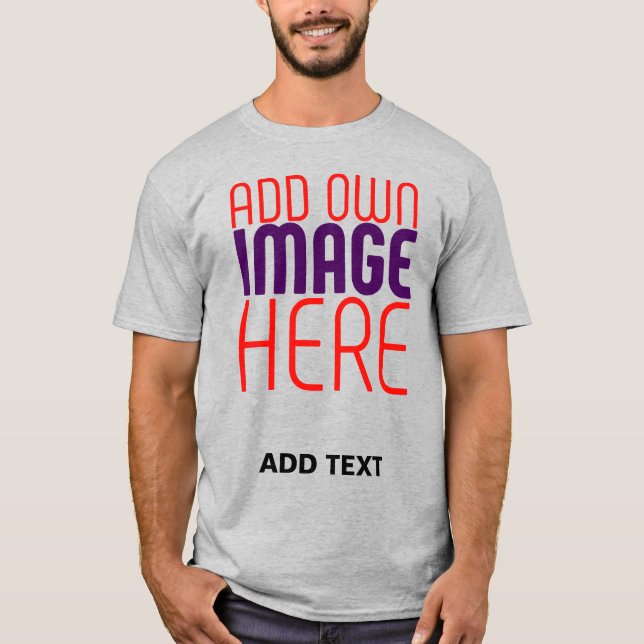 CAMISETA PLANTILLA DE TEXTO DE IMAGEN ASH SIMPLE EDITABLE M (Anverso)