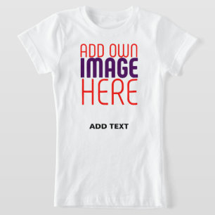 CAMISETA PLANTILLA DE TEXTO DE IMAGEN BLANCA SIMPLE EDITABL