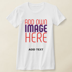 CAMISETA PLANTILLA DE TEXTO DE IMAGEN BLANCA SIMPLE EDITABL