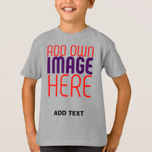 CAMISETA PLANTILLA DE TEXTO DE IMAGEN DE ACERO LIGERO EDITA