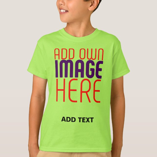 CAMISETA PLANTILLA DE TEXTO DE IMAGEN DE LIMA SIMPLE EDITAB (Anverso)