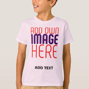 CAMISETA PLANTILLA DE TEXTO DE IMAGEN ROSA PÁLIDO CUCIOSA M
