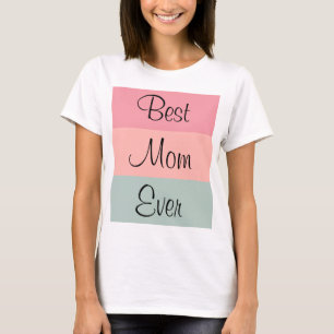 Camiseta Plantilla de texto de personalizable La mejor mamá
