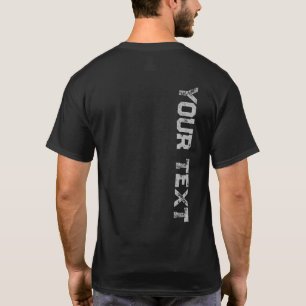 Camiseta Plantilla de texto Personalizado para hombres impr