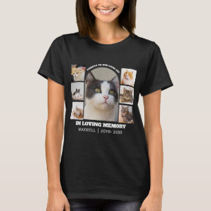 Camiseta Plantilla de tributo para mascotas Collage de foto