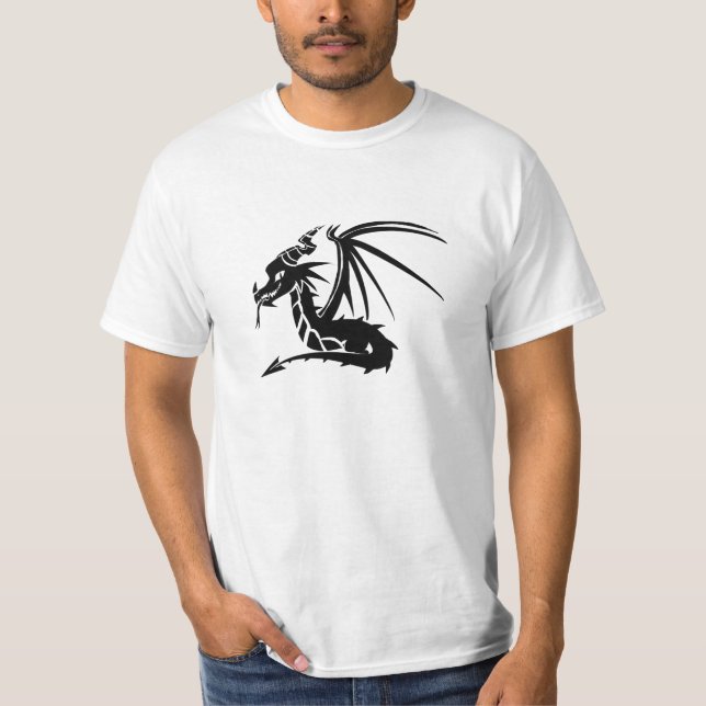 Camiseta Plantilla del dragón (Anverso)