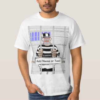 Camiseta Plantilla divertida personalizada del Convict de